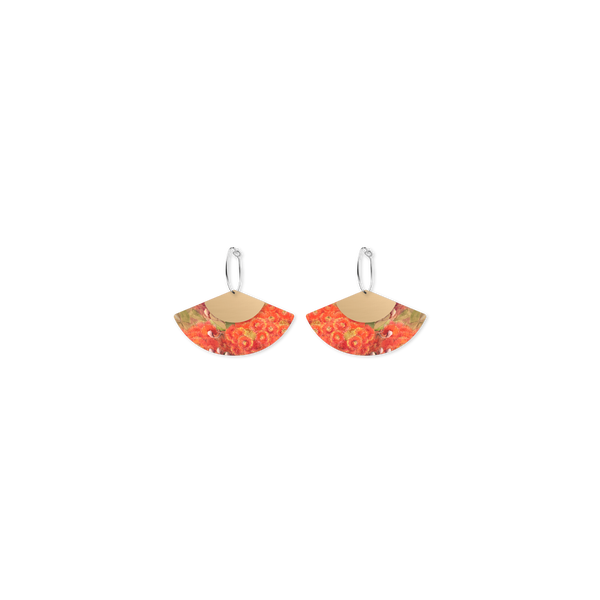 Ellis Rowan Blossom Layered Fan Hoop Earring