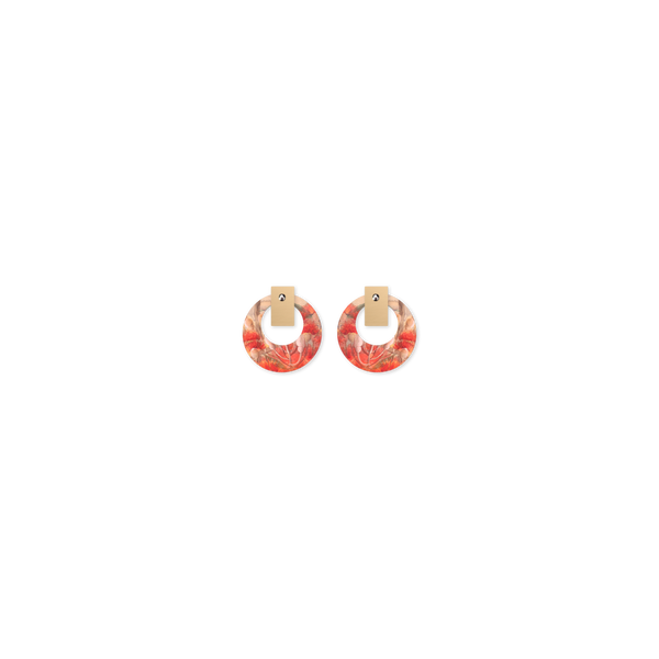 Ellis Rowan Blossom Layered Small Retro Stud Earring