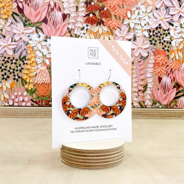 Alex Mason Wild Child Retro Drop Earring
