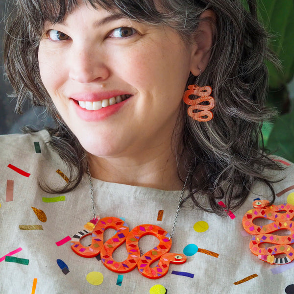 The Rowdy Rattlesnake Necklace