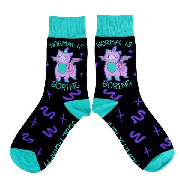 Normal Is Boring Socks