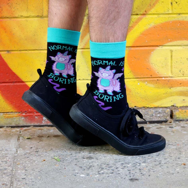 Normal Is Boring Socks