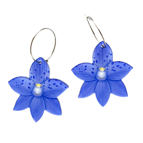Sun Orchid Earrings