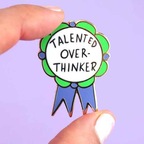 Talented Over-Thinker Lapel Pin