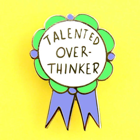 Talented Over-Thinker Lapel Pin