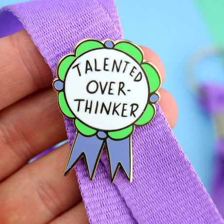 Talented Over-Thinker Lapel Pin