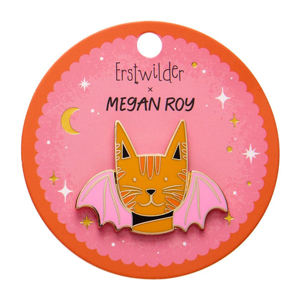 Winged Kitty Enamel Pin