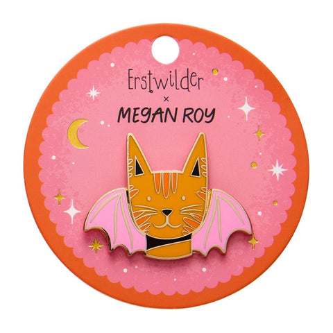 Winged Kitty Enamel Pin