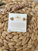 Heart Ceramic Stud Earrings