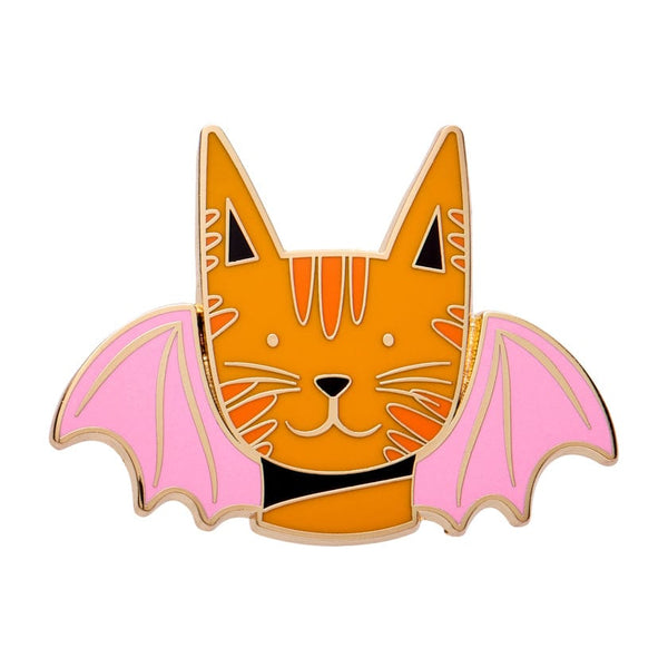 Winged Kitty Enamel Pin