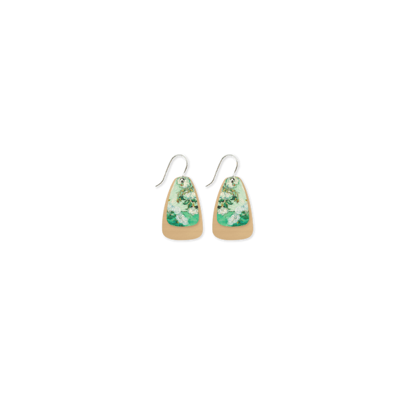 Van Gogh Roses Layered Summit Drop Earring