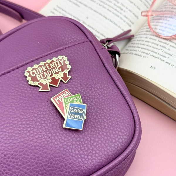 Currently Reading Book Lapel Pin