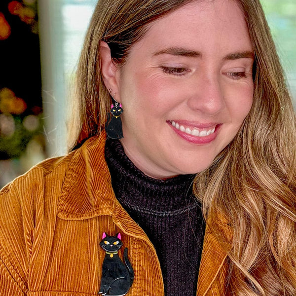 Bad Luck Charm Drop Earrings