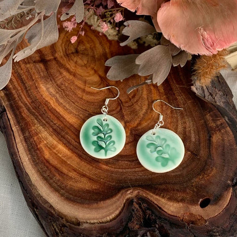 Bride Porcelain Earrings