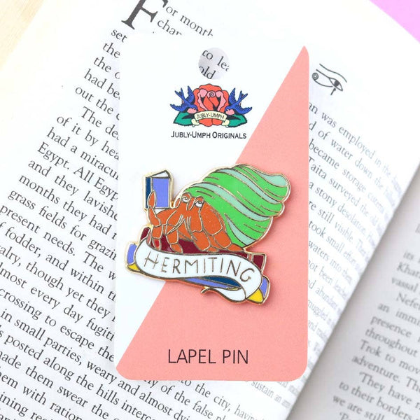 Hermiting Crab Lapel Pin