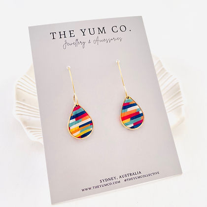 Nala Teardrop Dangles - Gold