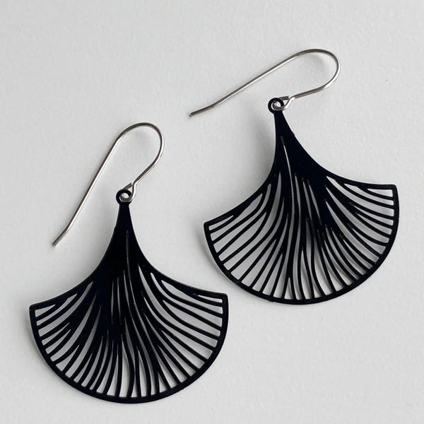 Amy Black Earrings