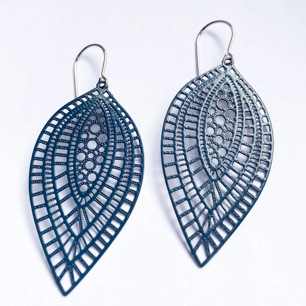 Indie Navy Earrings