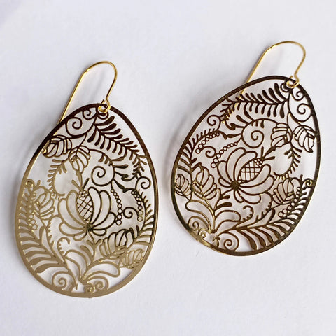Francesca Gold Earrings
