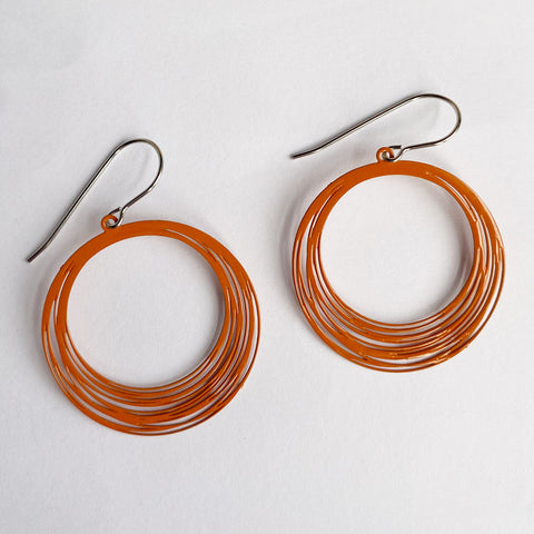 Willow Earrings - Orange