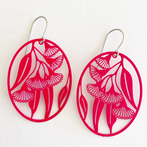Matilda Hot Pink Earrings