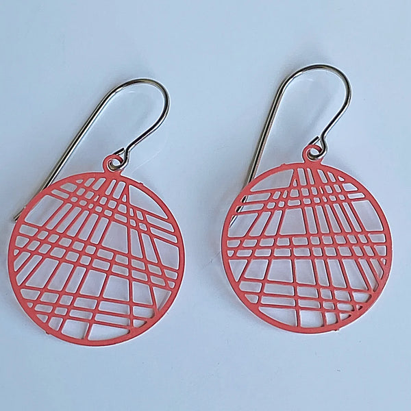 Ava Orange Earrings