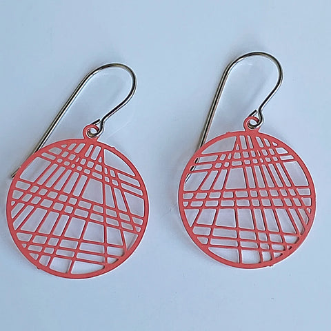 Ava Orange Earrings