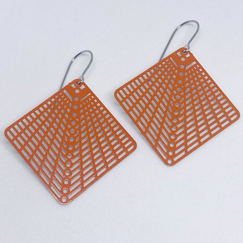 Diamonds Earrings - Orange