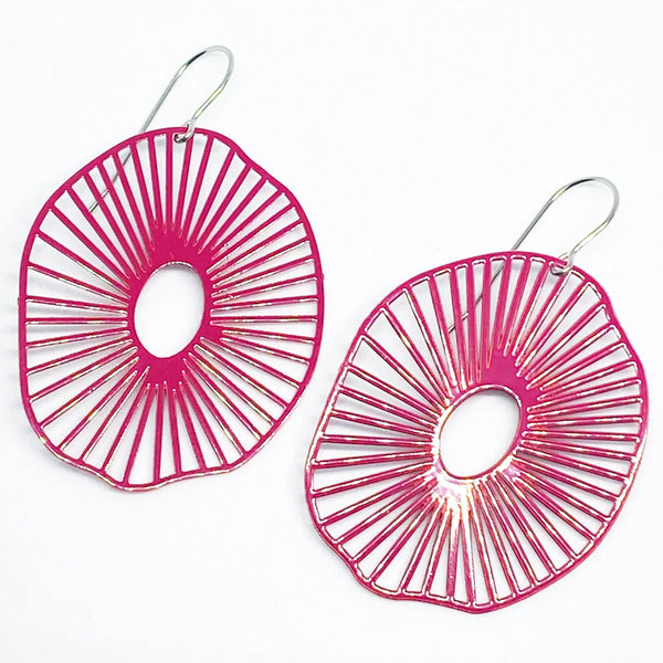 Gia Magenta Earrings