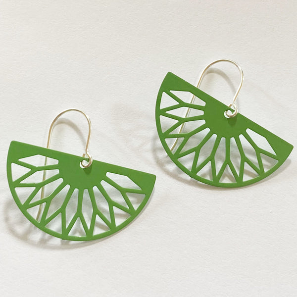 Franny Earrings - Green