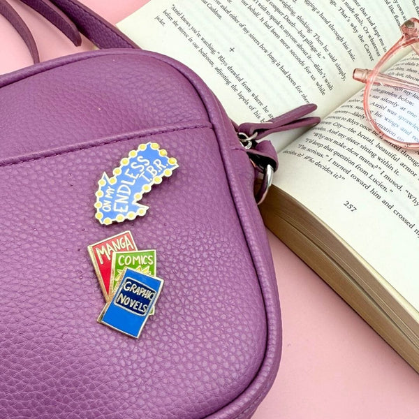 Manga Comics Graphic Novels Book Lapel Pin