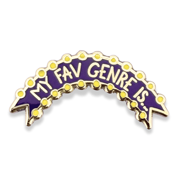 My Fav Genre Is Book Lapel Pin