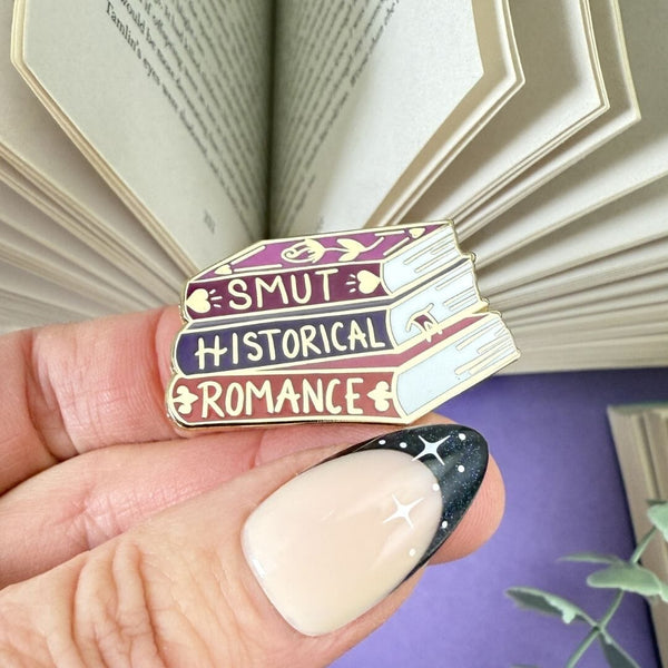 Smut Historical Romance Book Lapel Pin