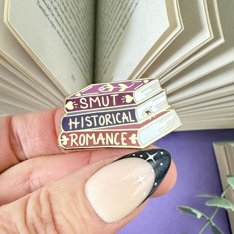 Smut Historical Romance Book Lapel Pin