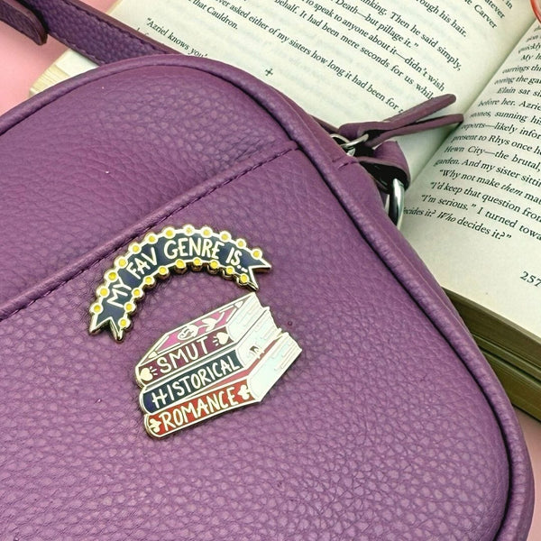 Smut Historical Romance Book Lapel Pin