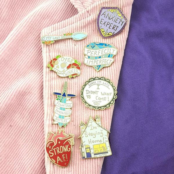 Over Thinker Lapel Pin