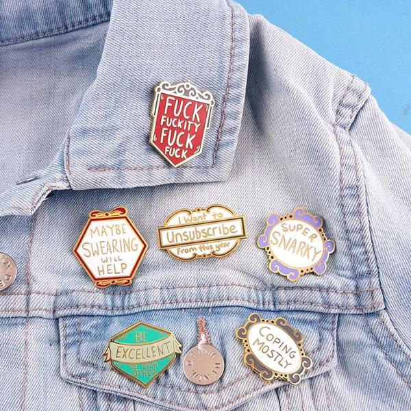 Super Snarky Lapel Pin