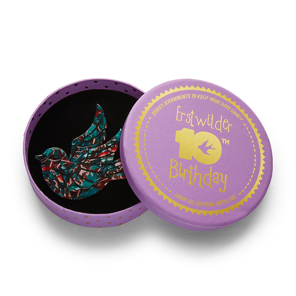 Fancie Jo Sparrow Brooch