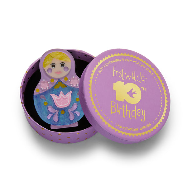Matryoshka Memories Toy Brooch