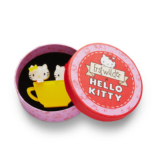Hello Kitty & Mimmy Brooch