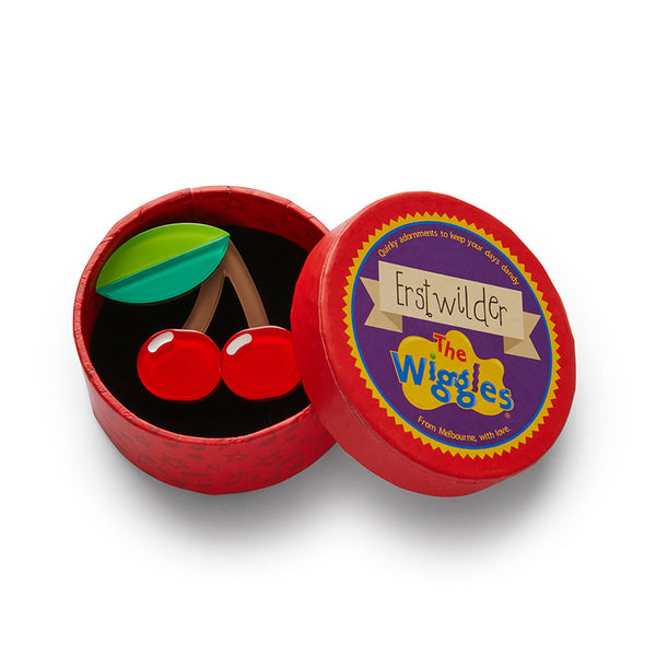 Fruit Salad Cherries Brooch