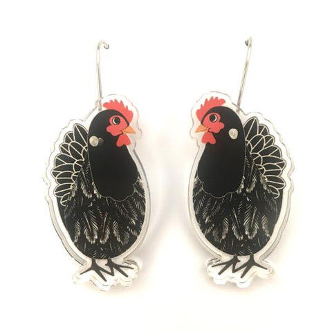 Fauna the Hen Earrings