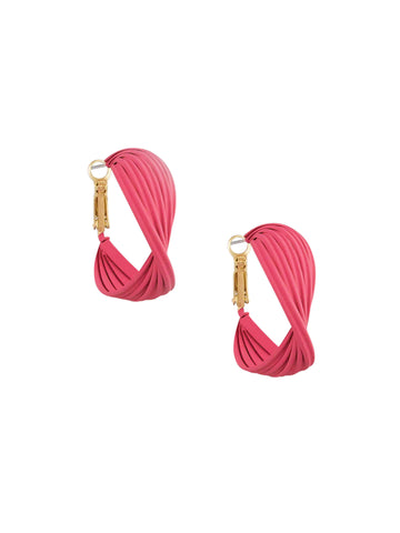 Pink Carmen Hoop Earrings