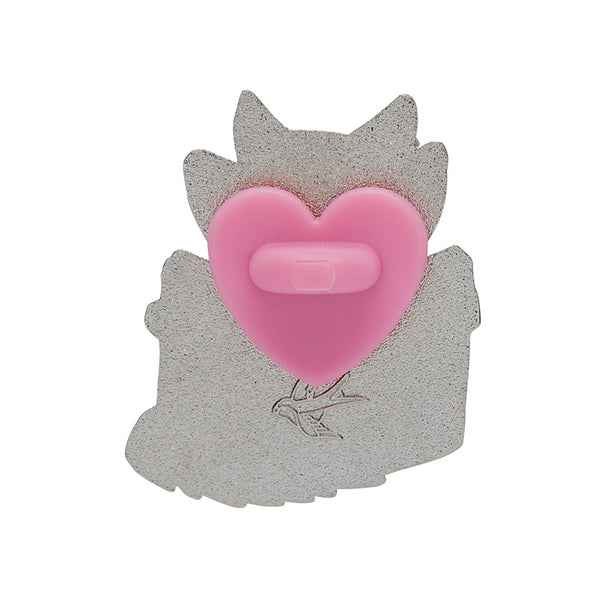 Puss In Books Enamel Pin