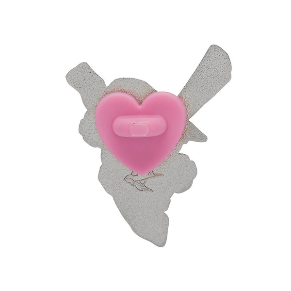 Phoebe the Fairy Wren Enamel Pin