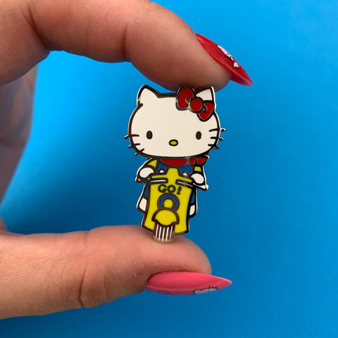Hello Kitty Scooter Enamel Pin
