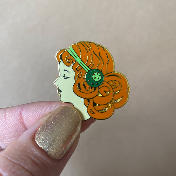 Mademoiselle Bernhardt Enamel Pin