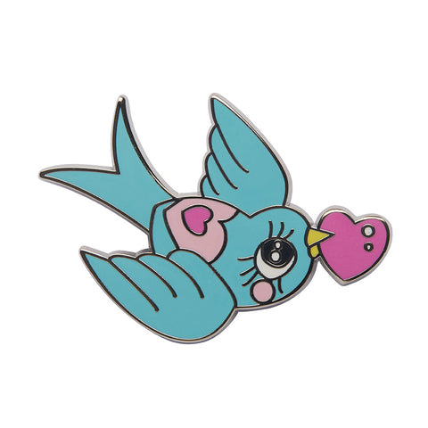 Piper the Love Bird Enamel Pin