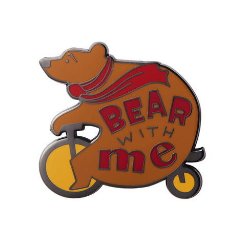 Bear With Me Enamel Pin