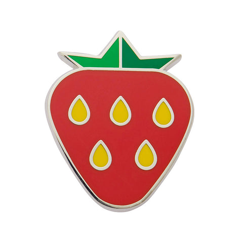 Fruit Salad Strawberry Enamel Pin